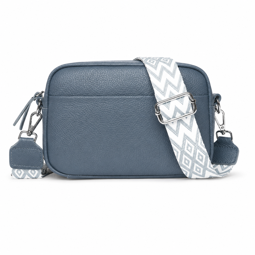 Émilienne – Shoulder Bag with Patterned Strap