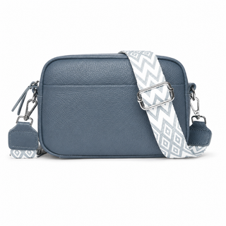 Émilienne – Shoulder Bag with Patterned Strap