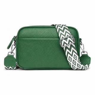 Émilienne – Shoulder Bag with Patterned Strap